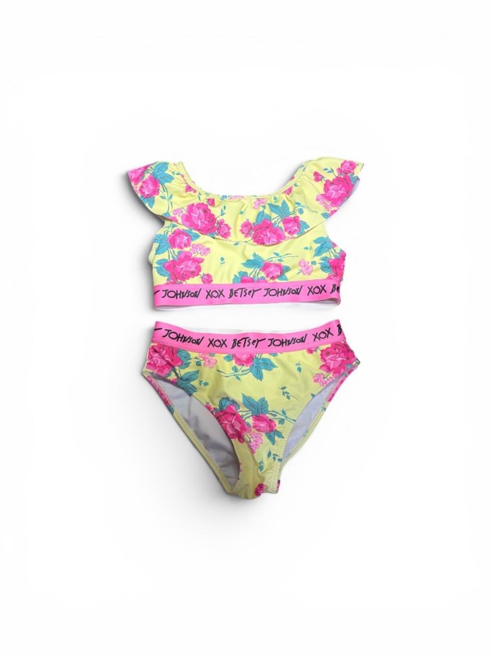 Betsey Johnson XOX Girls 2-pc Swimsuit - Size 10 - EXCELLENT